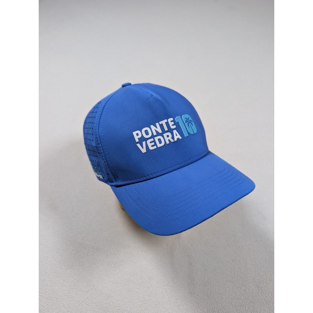 Alter Ego Ponte Vedra 10 Hat Cap Snap Back Mens One Size Blue Coaster Palm Tree